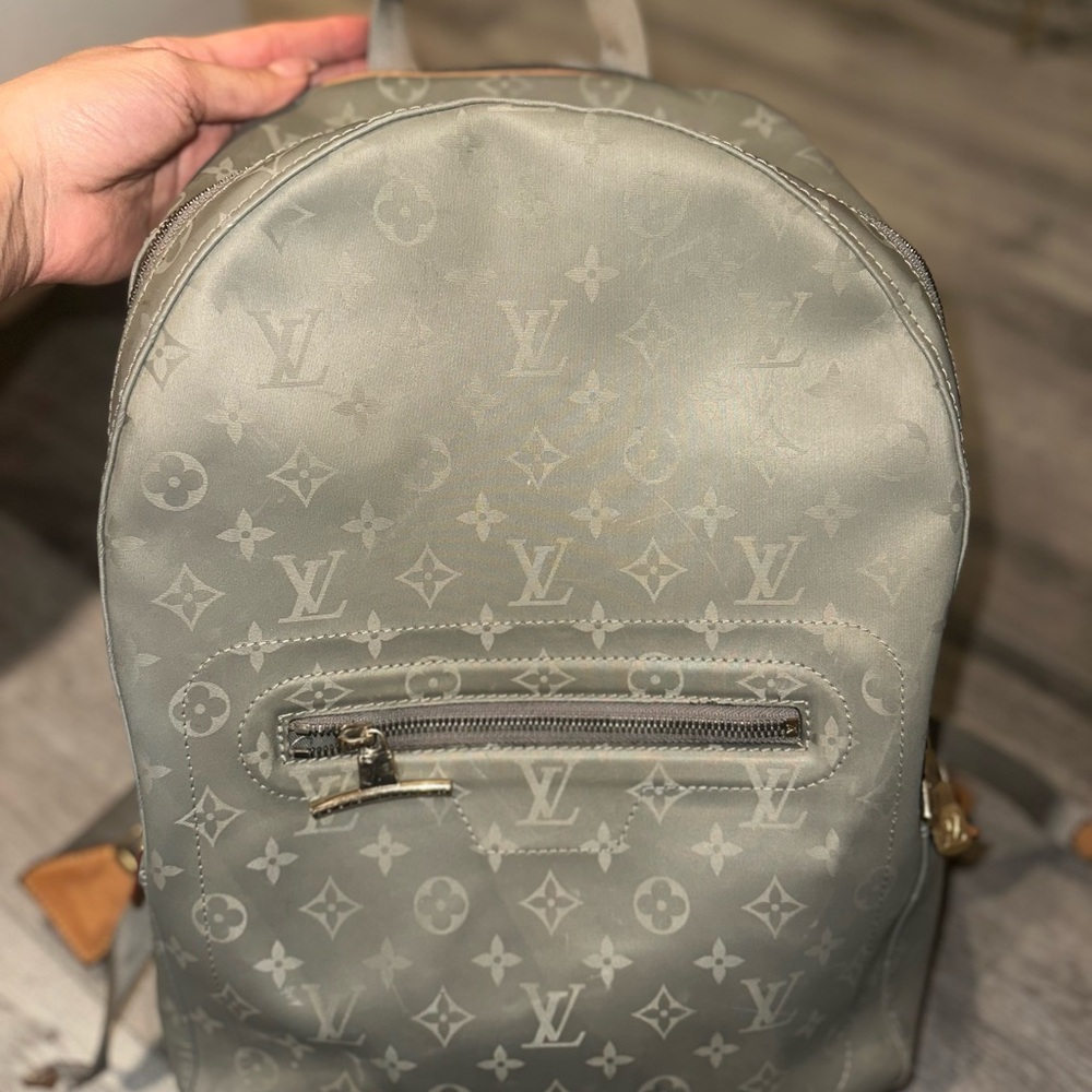 Louis Vuitton Monogram Gray Backpack